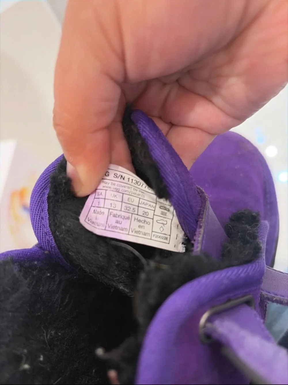 UGG vibrant purple